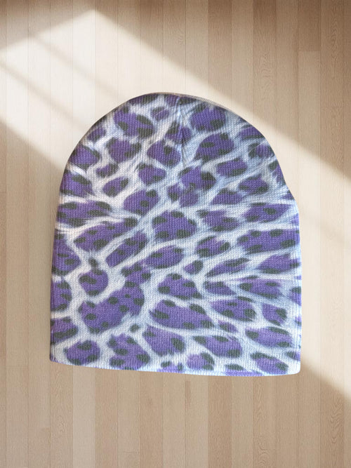 Animal Print Beanie