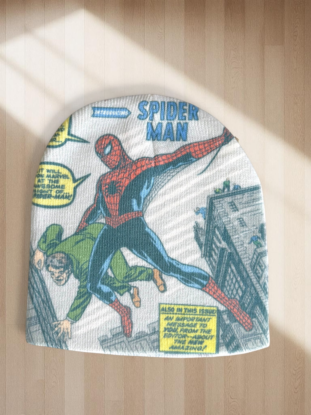 Spider-Man Comic Beanie